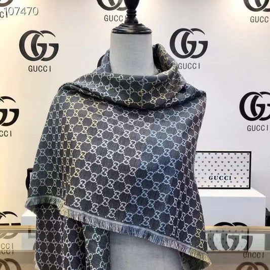 Gucci Rayon and Cotton Scarf SS001063