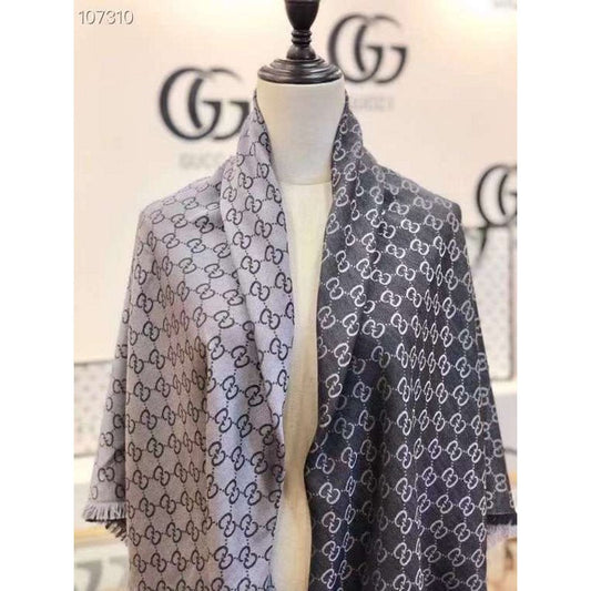Gucci Wool and Silk Square Scarf SS001065