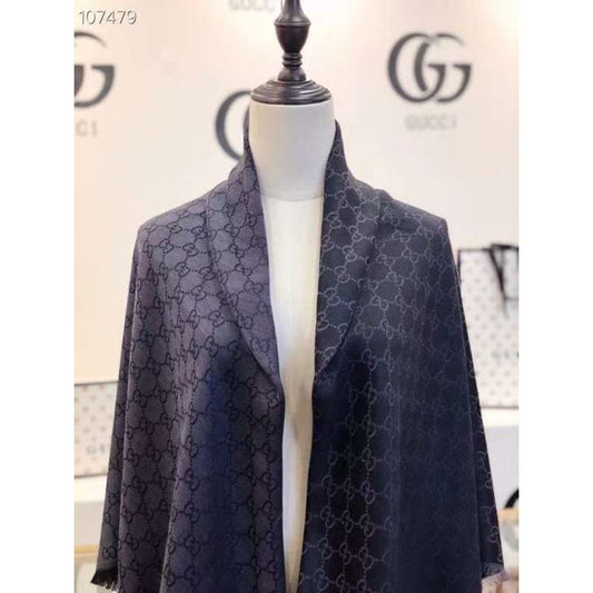 Gucci Wool and Silk Square Scarf SS001066