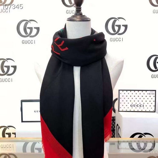 Gucci Wool and Silk Square Scarf SS001072