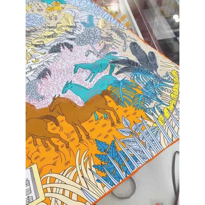 Hermes Twill Silk Scarf SS006003
