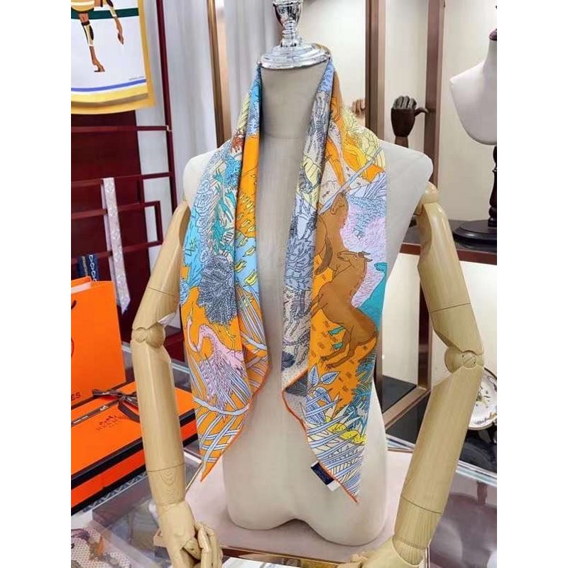 Hermes Twill Silk Scarf SS006003