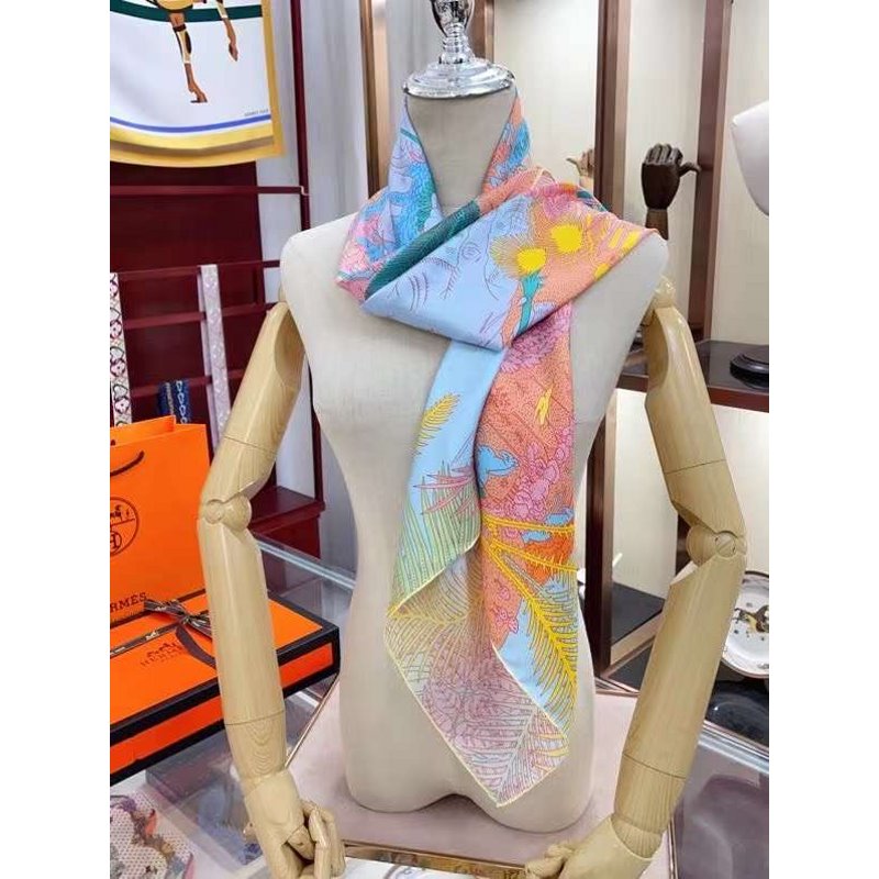Hermes Twill Silk Scarf SS006004