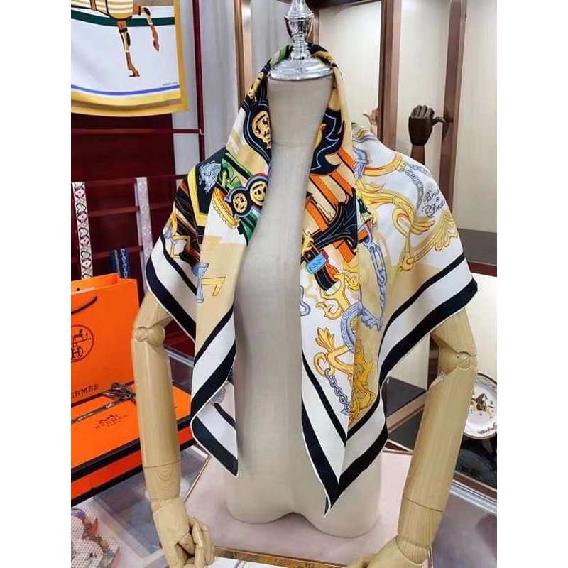 Hermes Twill Silk Square Scarf SS006017