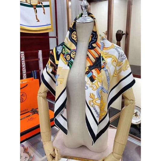 Hermes Twill Silk Square Scarf SS006017