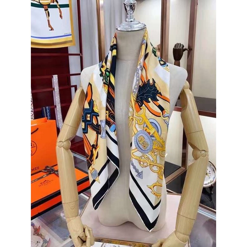 Hermes Twill Silk Square Scarf SS006017