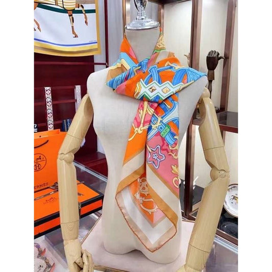 Hermes Twill Silk Square Scarf SS006018