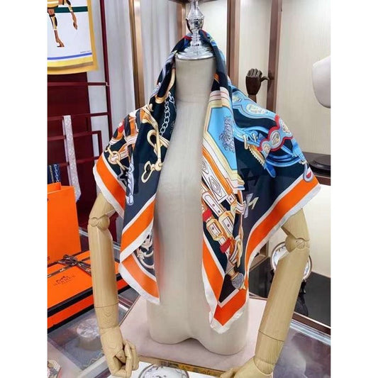 Hermes Twill Silk Square Scarf SS006019