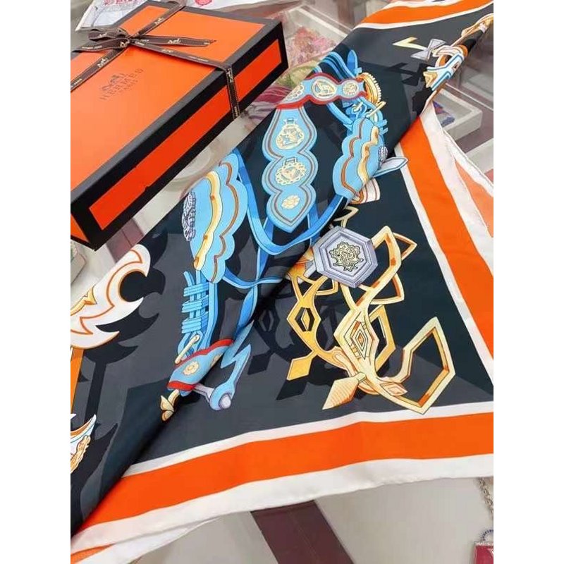 Hermes Twill Silk Square Scarf SS006019