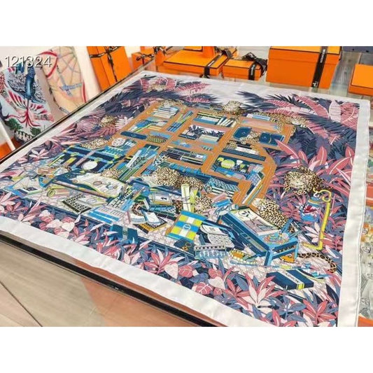 Hermes Muberry Silk Scarf SS001106