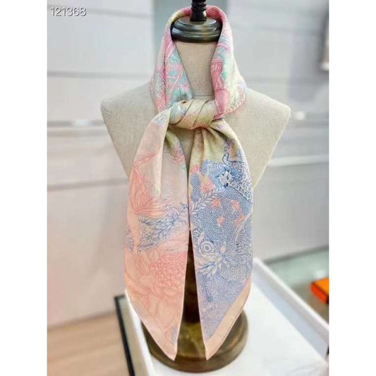 Hermes Muberry Silk Scarf SS001109