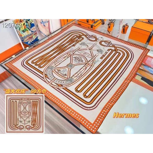 Hermes Muberry Silk Scarf SS001111