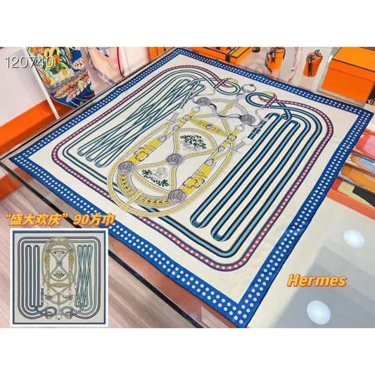 Hermes Muberry Silk Scarf SS001114