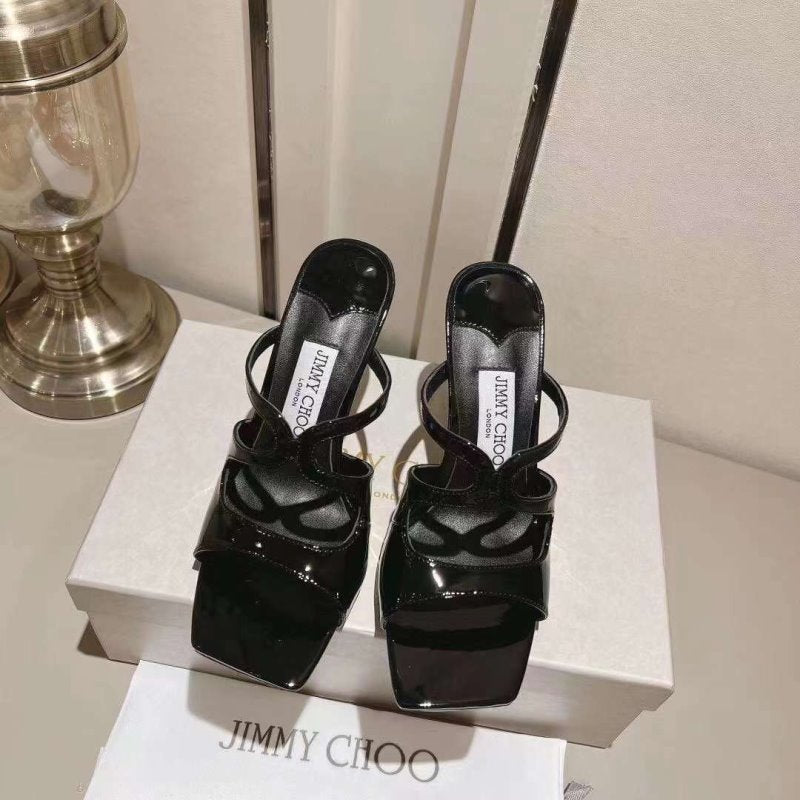 Jimmy Choo High Heel Flip Flop Sandals SHS05038