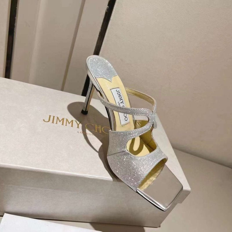 Jimmy Choo High Heel Flip Flop Sandals SHS05040