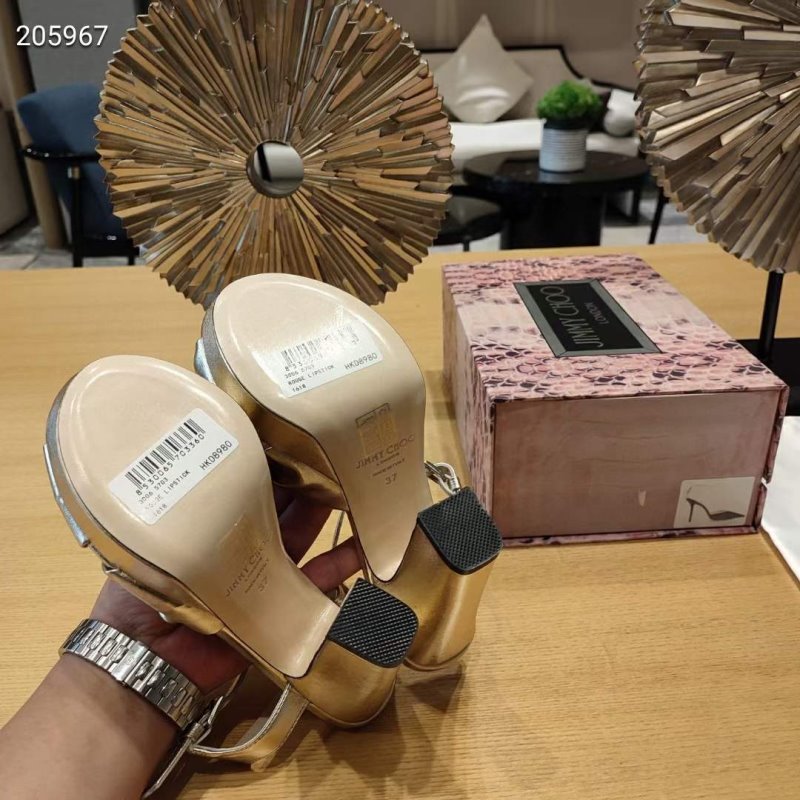 Jimmy Choo Thick High Heeled Sandals SHS05030