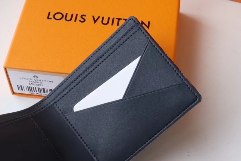 Louis Vuitton Black Wallet  WLB01284