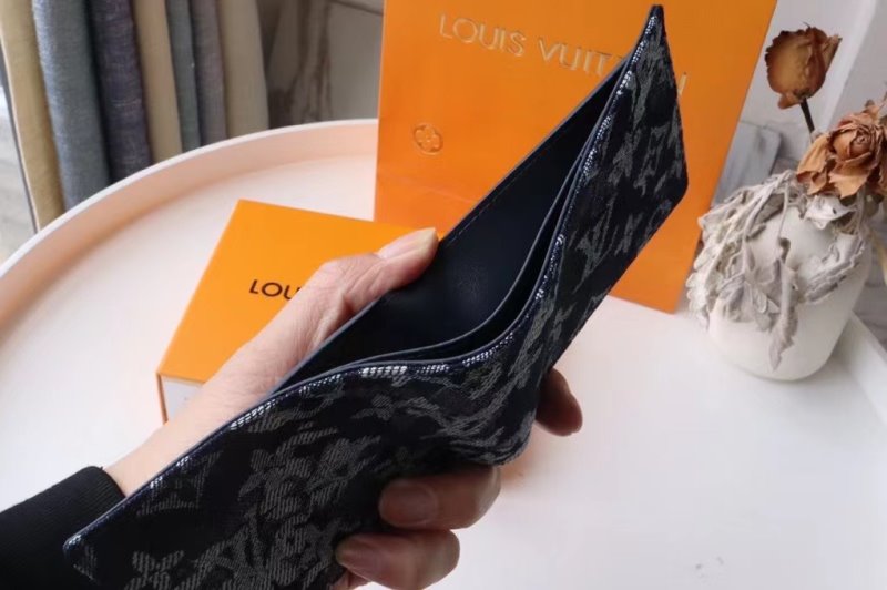 Louis Vuitton Black Wallet WLB01284