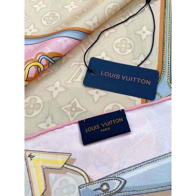 Louis Vuitton Twill Silk Square Scarf SS006044