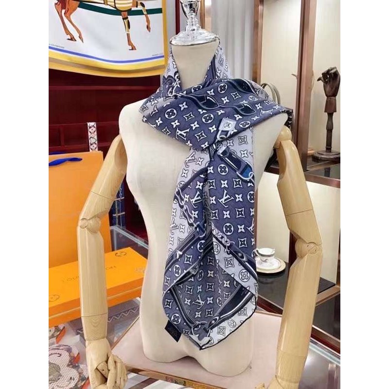 Louis Vuitton Twill Silk Square Scarf SS006045