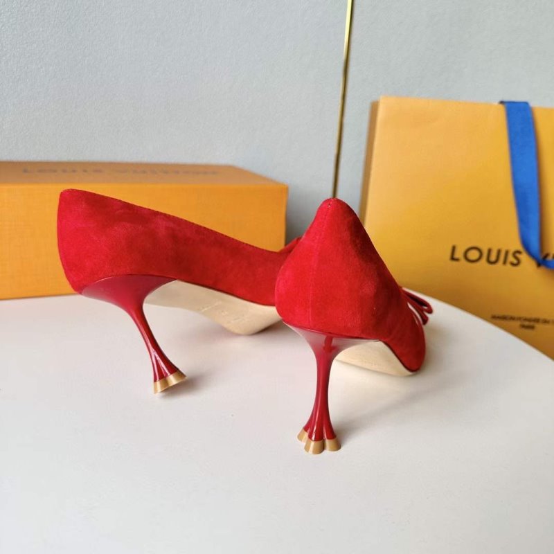 Louis Vuitton Heeled Pointed Toe Shoes SH00118