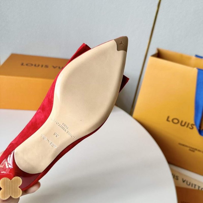 Louis Vuitton Heeled Pointed Toe Shoes  SH00118