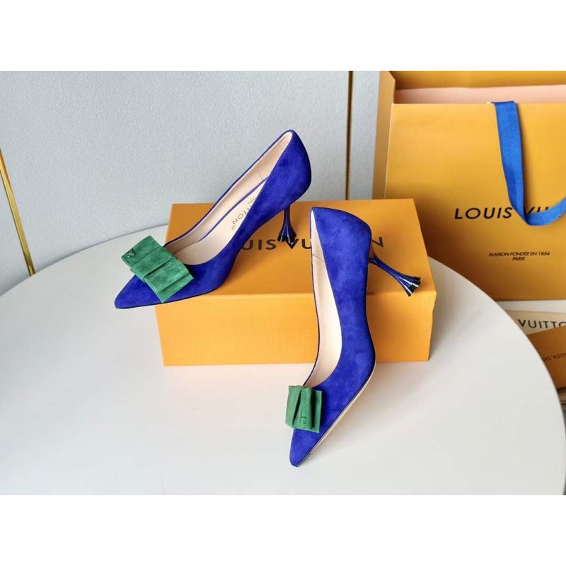 Louis Vuitton Heeled Pointed Toe Shoes SH00119