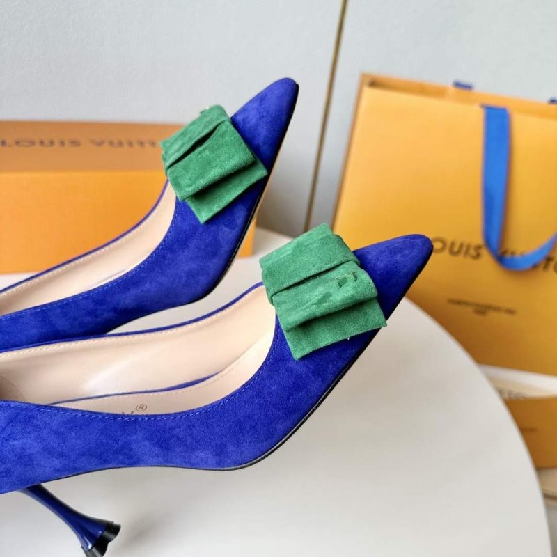 Louis Vuitton Heeled Pointed Toe Shoes SH00119