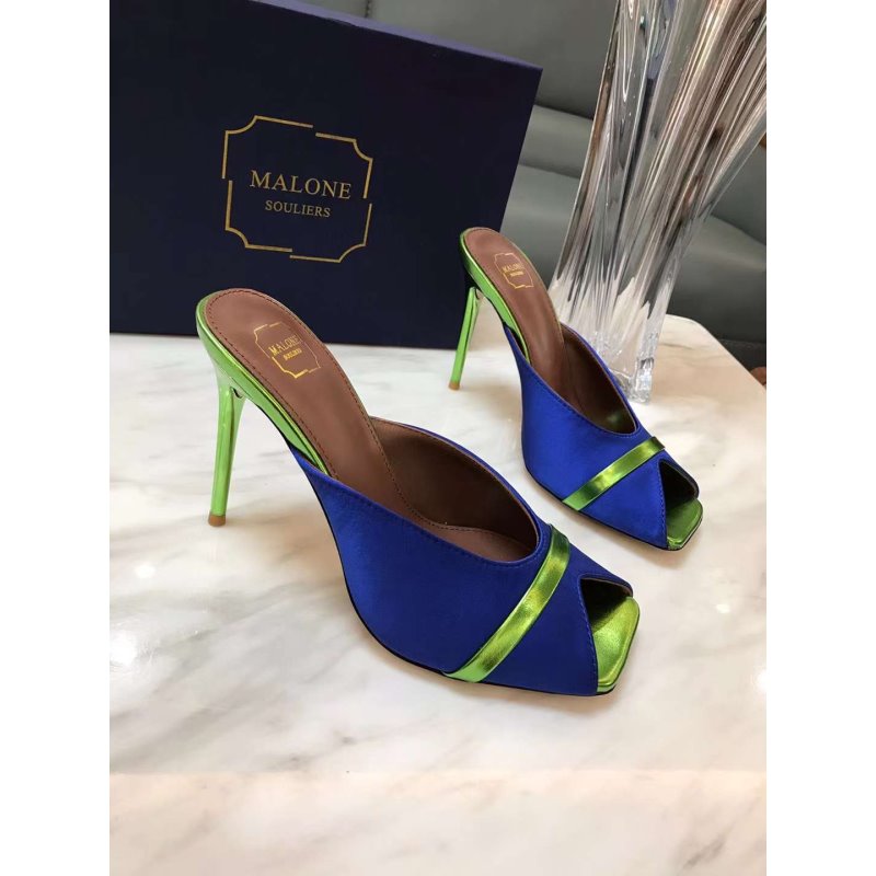 Malone Souliers Square Head Heeled Sandals SHS04821
