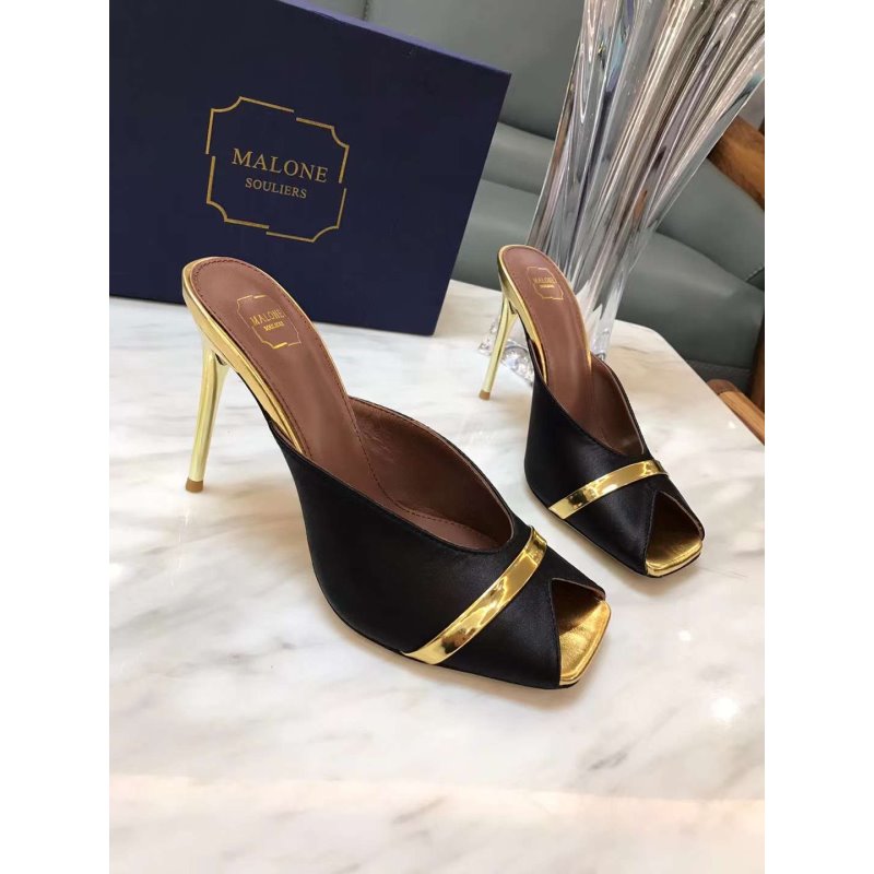 Malone Souliers Square Head Heeled Sandals SHS04822