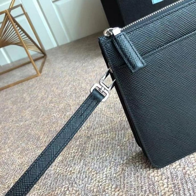 Prada Black Saffiano Leather Wallet WLB01293