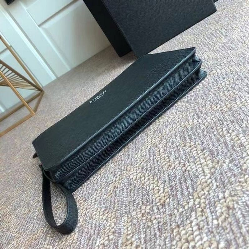 Prada Black Saffiano Leather Wallet WLB01293