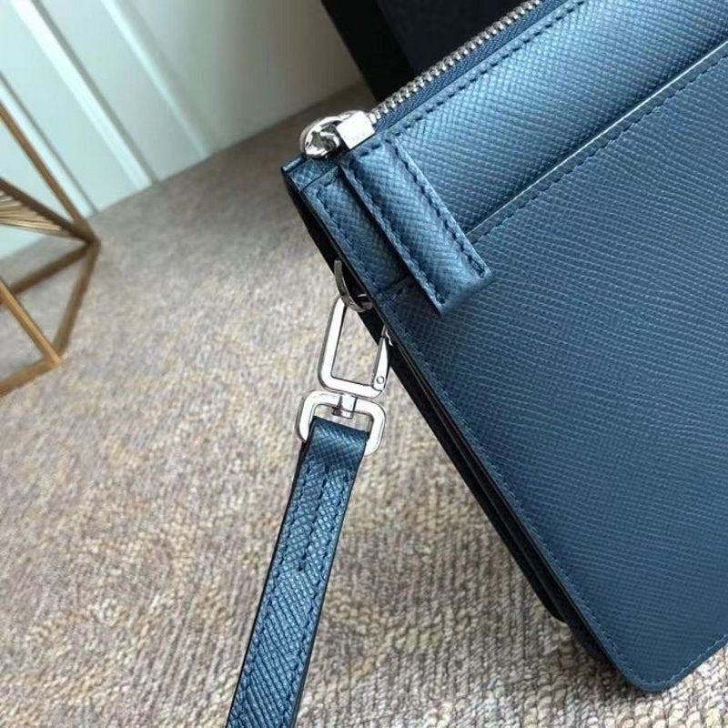 Prada Black Saffiano Leather Wallet WLB01294