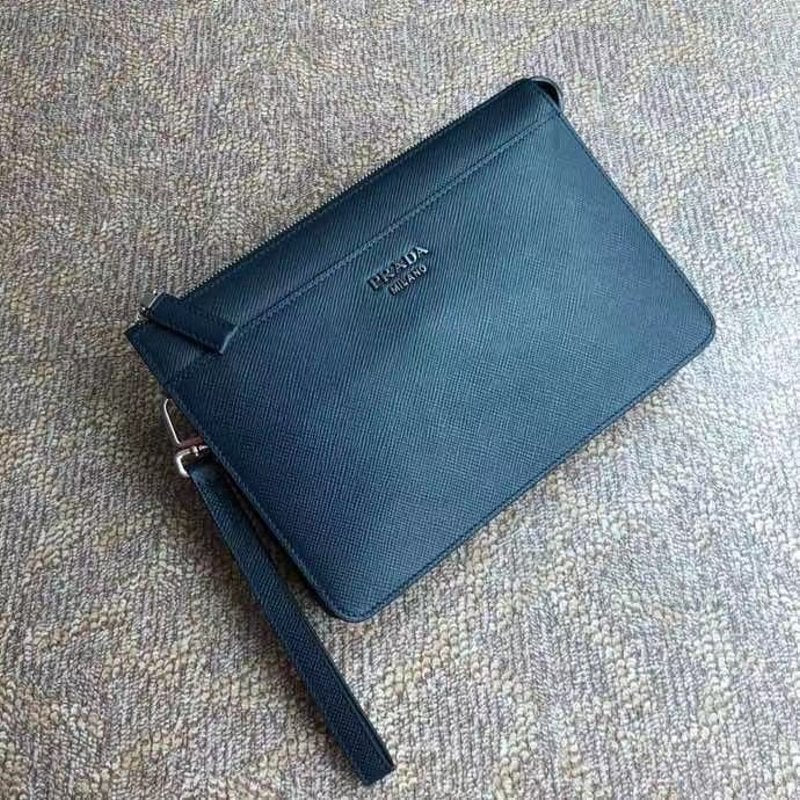Prada Black Saffiano Leather Wallet WLB01294