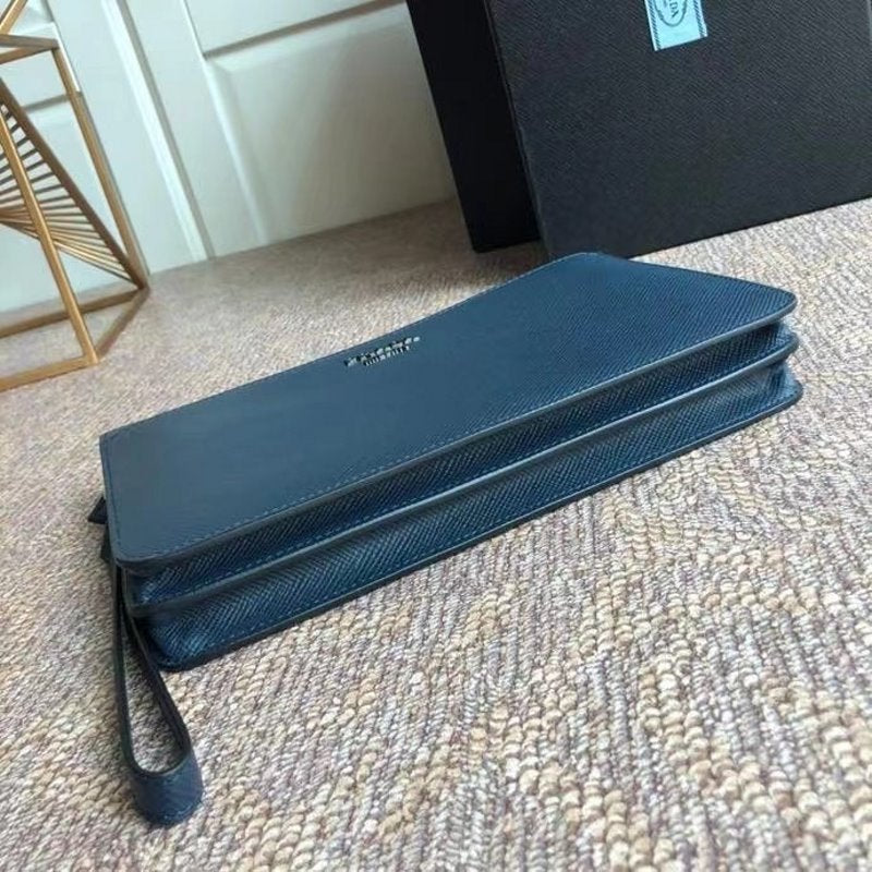 Prada Black Saffiano Leather Wallet WLB01294