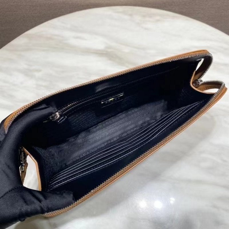 Prada Brown Saffiano Leather Wallet WLB01296