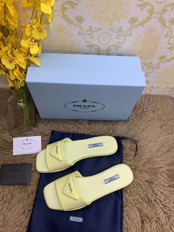 Prada Green Slippers SHS02547