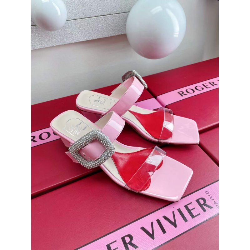 Roger Vivier Thick Heel Sandals SHS05526
