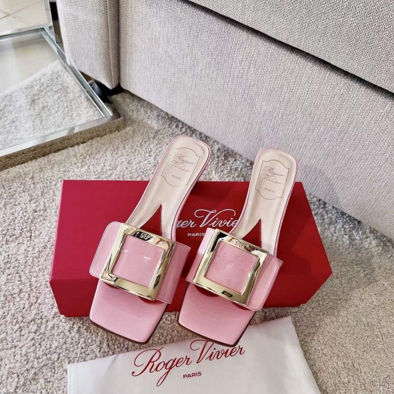 Square Button Mueller Shoes SH00129