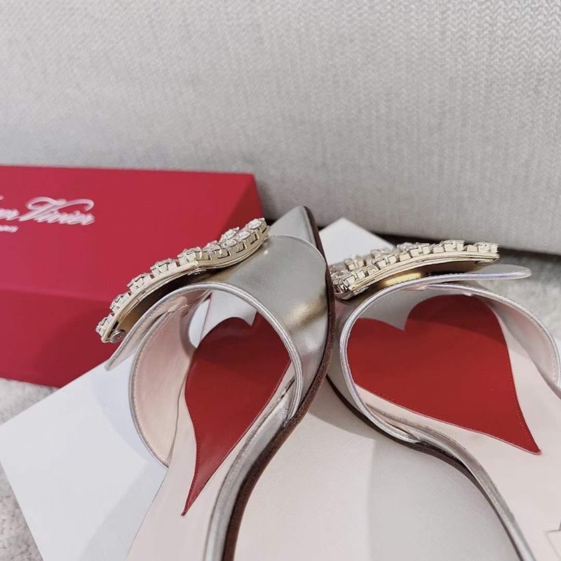 Roger Vivier Square Button Mueller Shoes SH00131