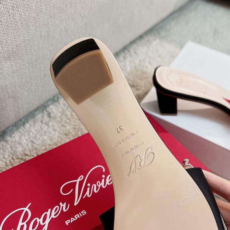 Roger Vivier Square Button Mueller Shoes SH00133