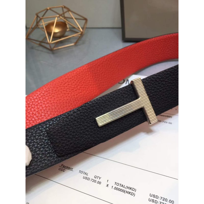 Tom Ford Double Sided Calfskin Belt WB001003