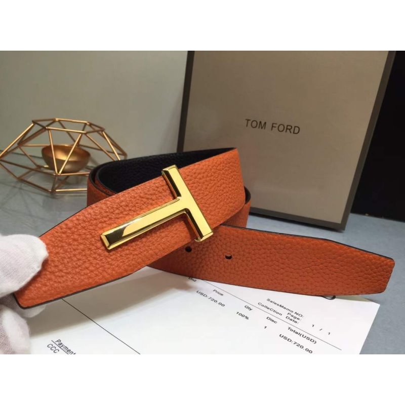 Tom Ford Double Sided Calfskin Belt WB001008