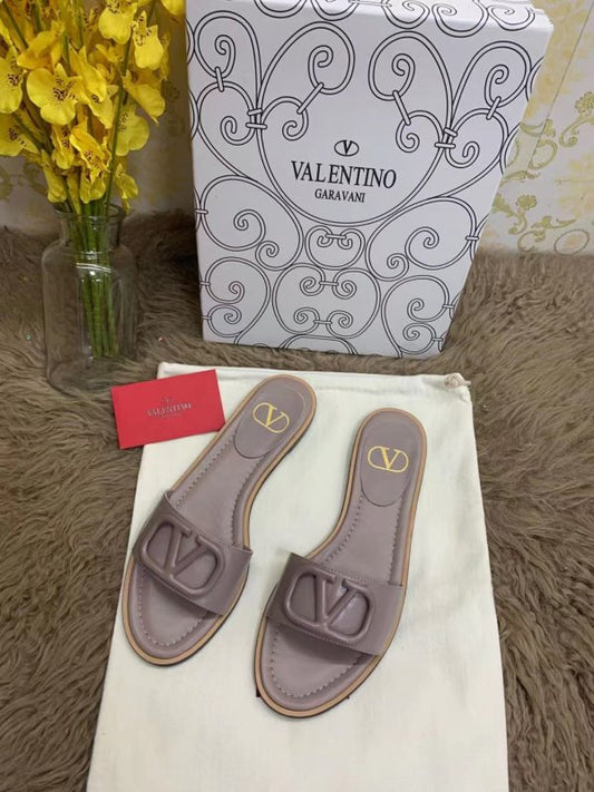 Valentino Brown Slippers SHS02546