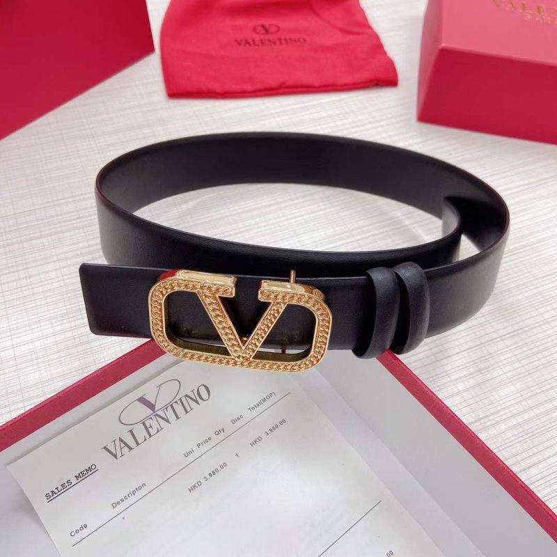 Valentino Garavni V Logo Belt WB001247