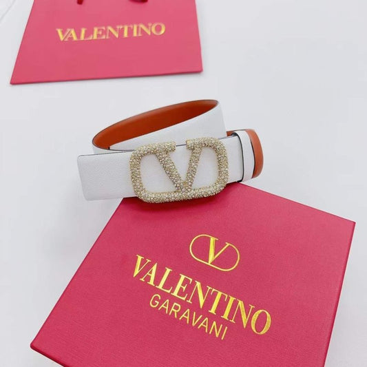 Valentino Garavni V Logo Belt WB001253