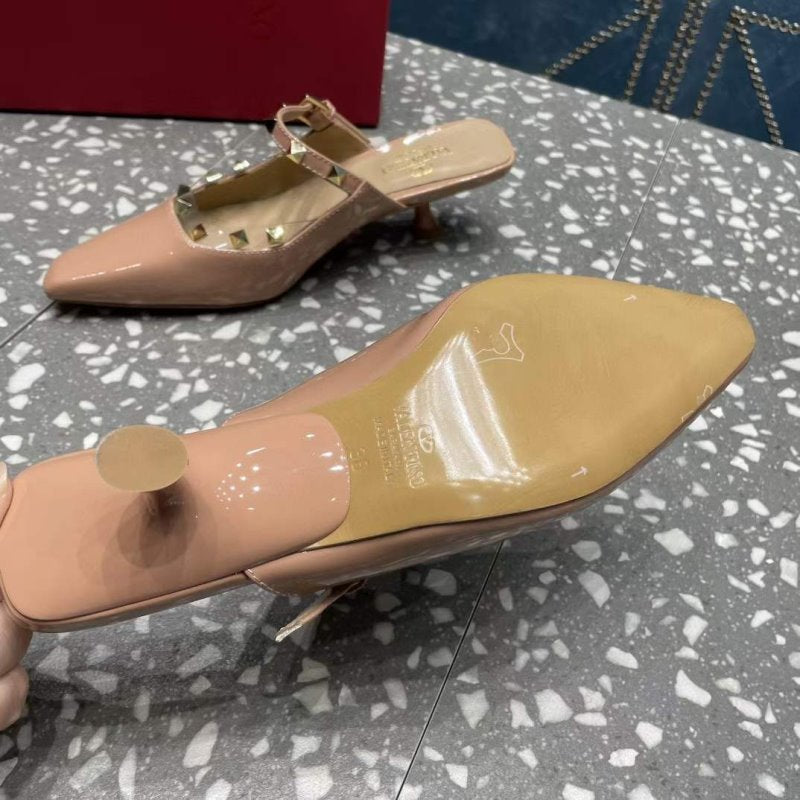 Valentino Square Head Single Shoes SH00266