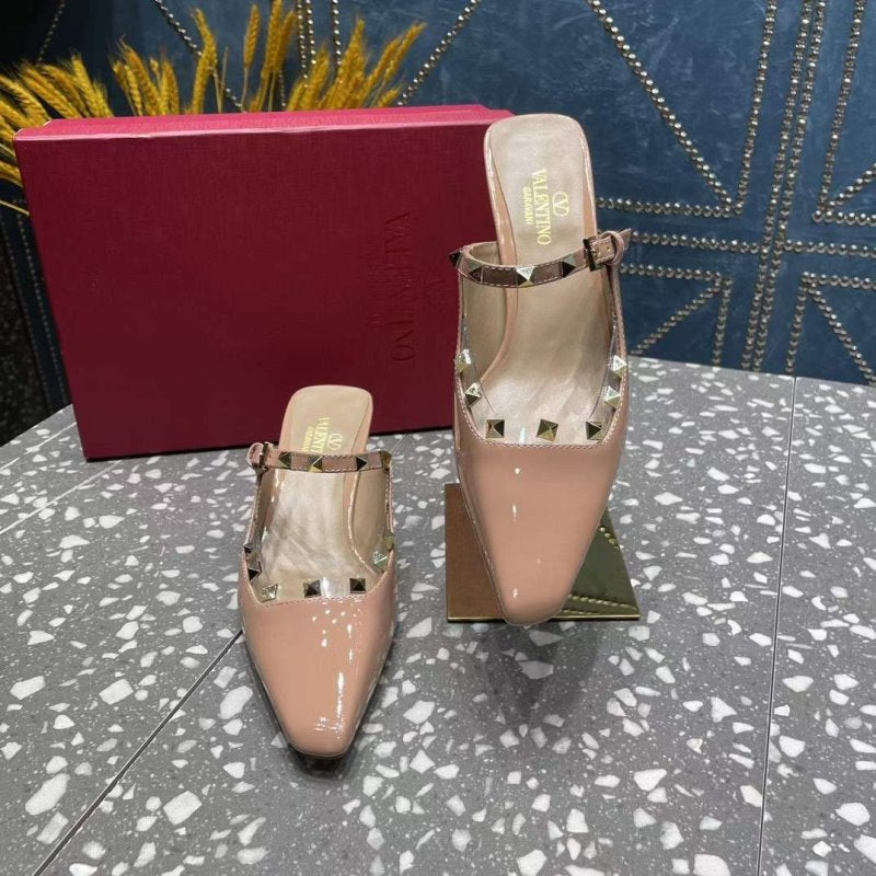 Valentino Square Head Single Shoes SH00266