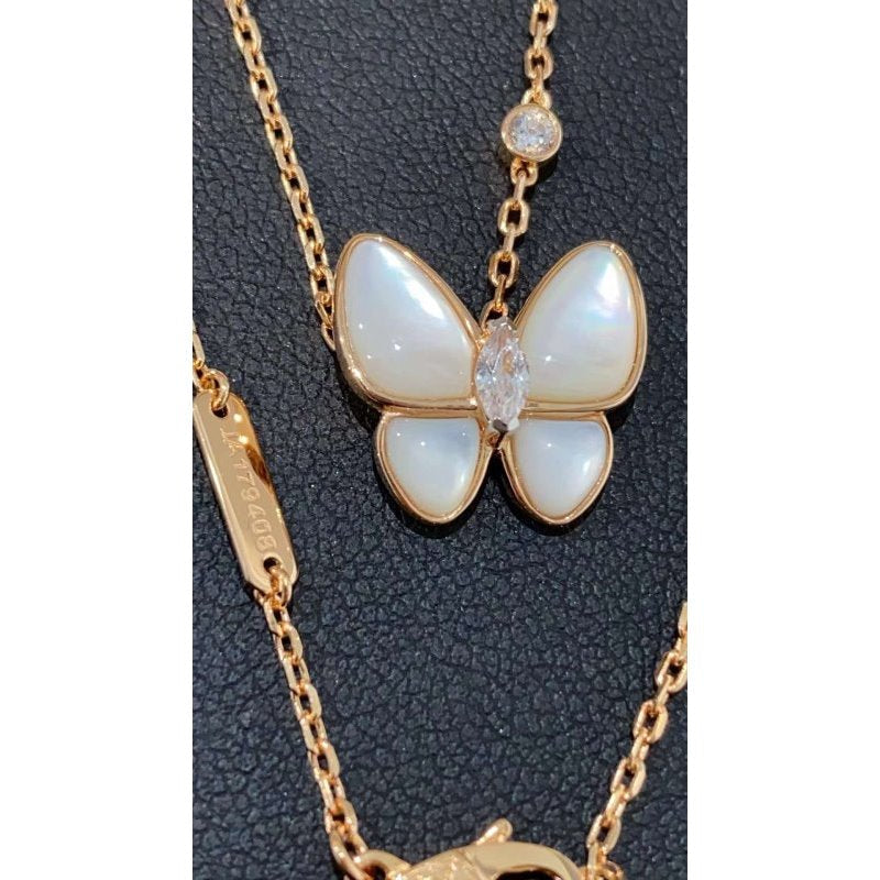 Van Cleef and Arpels Butterfly Necklace JWL00216