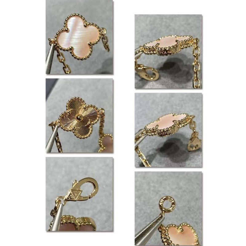 Van Cleef and Arpels Five Flower Clover Bracelet JWL00248